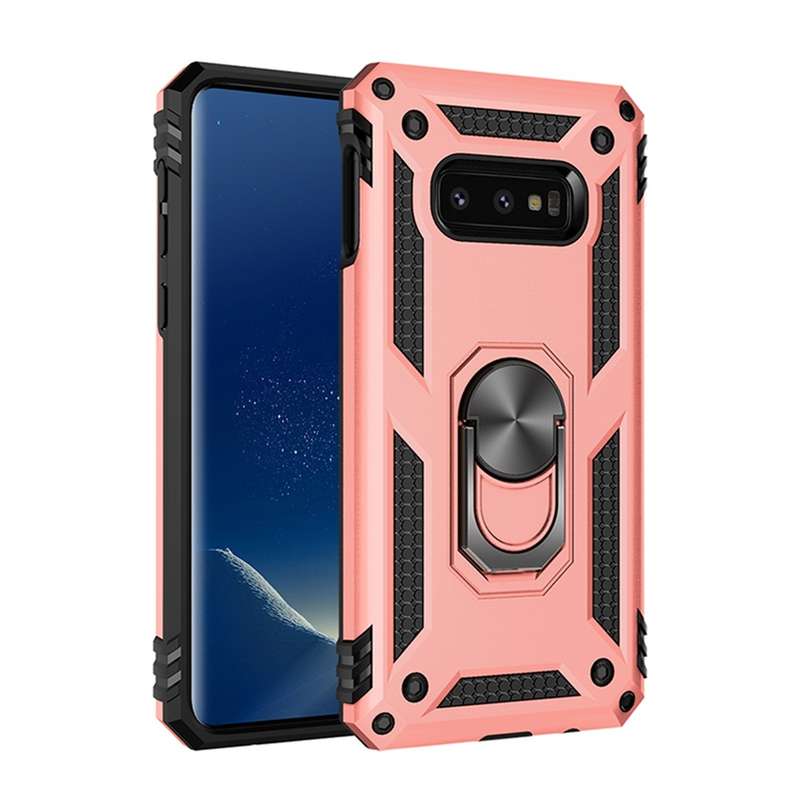 Sergeant Armor Shockproof TPU + PC Protective Case for Galaxy S10e, with 360 Degree Rotation Holder(