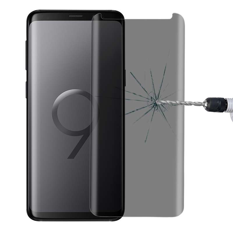 For Galaxy S9 0.3mm 9H Surface Hardness 3D Privacy Anti-glare Tempered Glass Protective Film (Transp