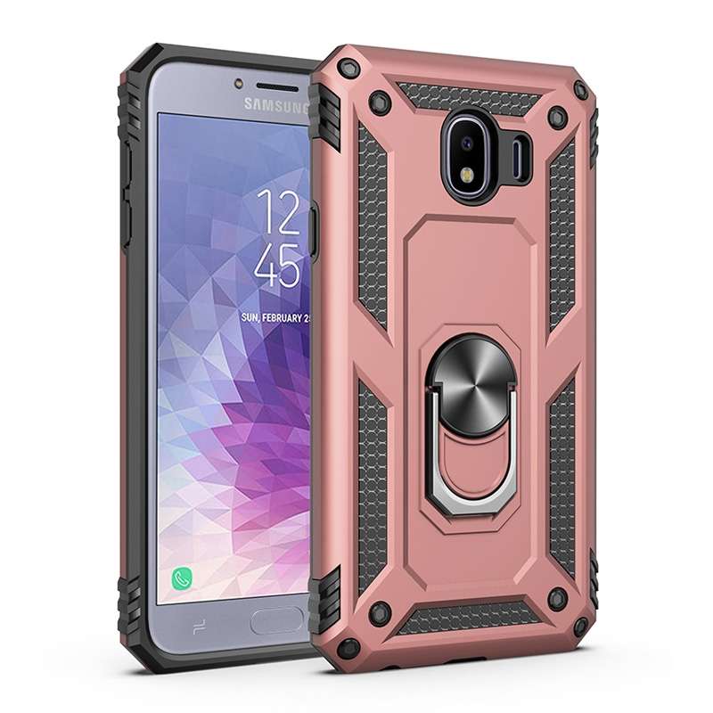 Sergeant Armor Shockproof TPU + PC Protective Case for Galaxy J4 2018, with 360 Degree Rotation Hold