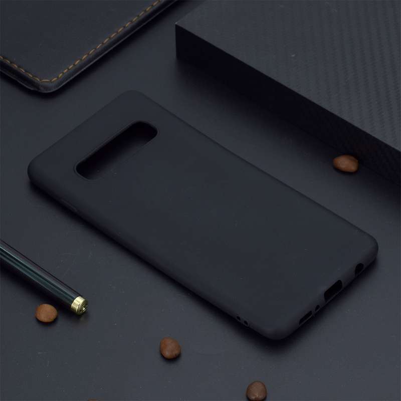 Candy Color TPU Case for Samsung Galaxy S10+ (Black)