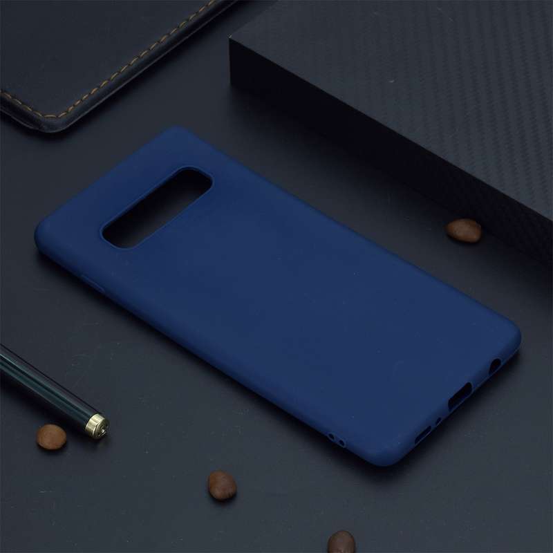 Candy Color TPU Case for Samsung Galaxy S10+ (Black)