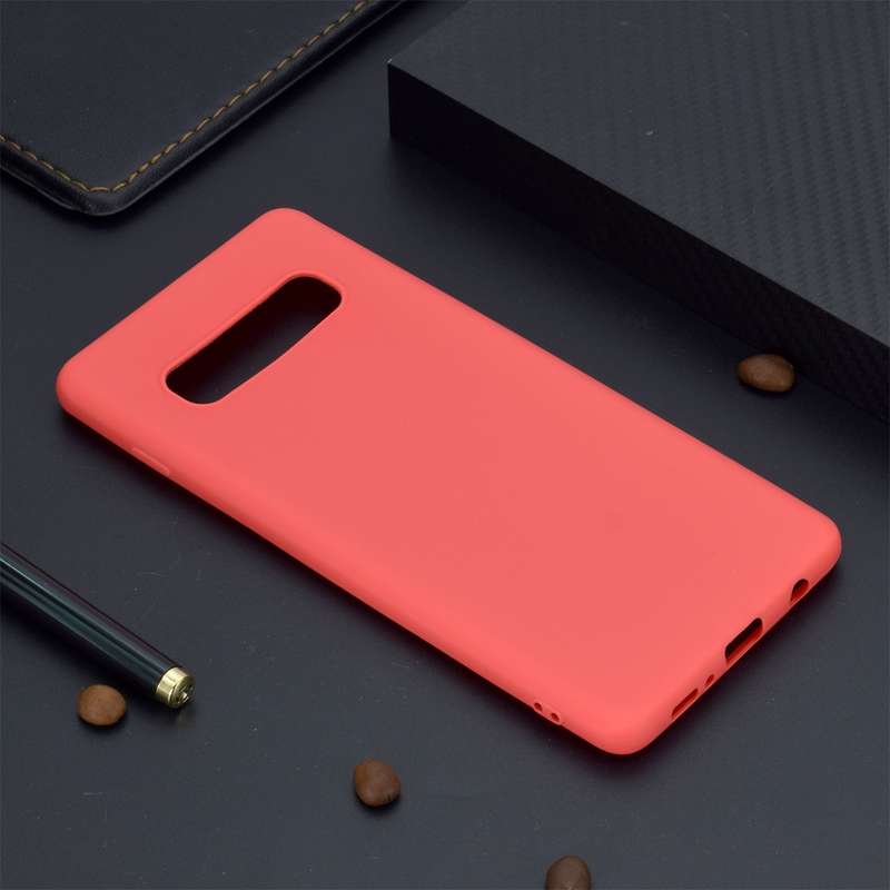 Candy Color TPU Case for Samsung Galaxy S10+ (Black)