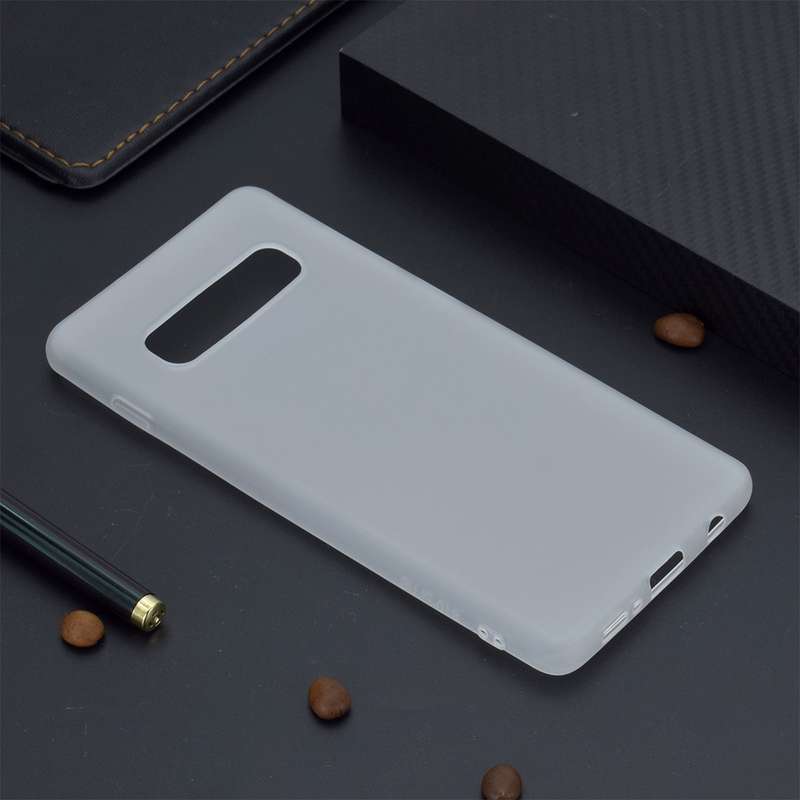 Candy Color TPU Case for Samsung Galaxy S10+ (Black)