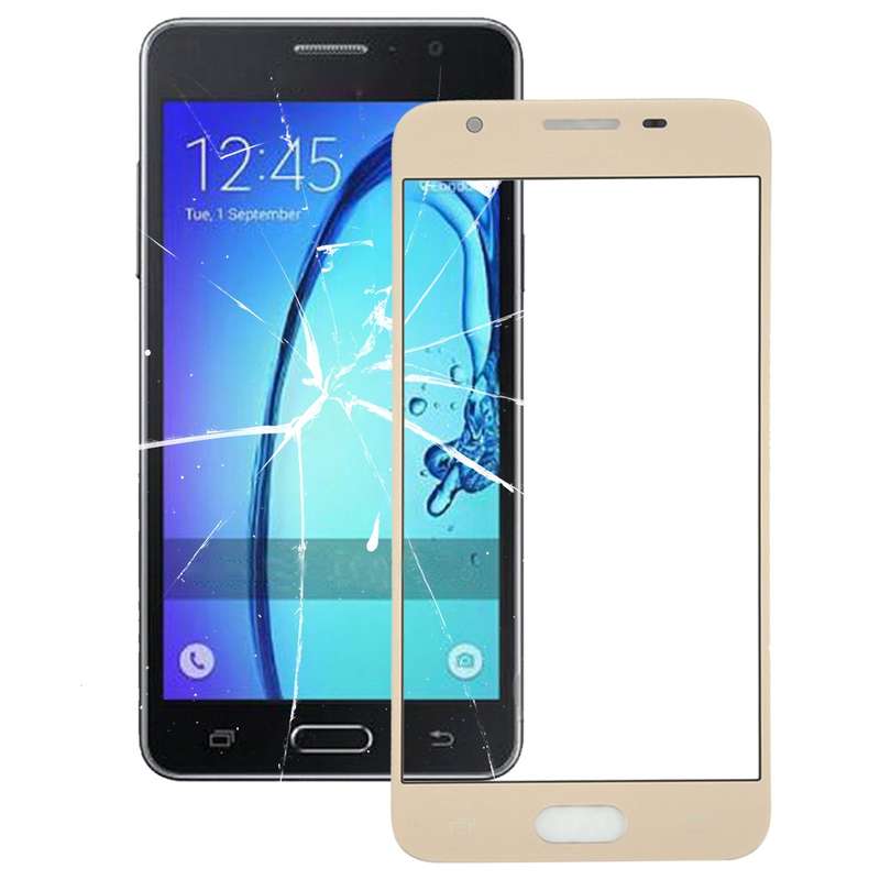 For Galaxy On5 / G550 Front Screen Outer Glass Lens (Black)