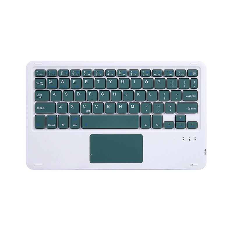 HB119B 10 inch Universal Tablet Wireless Bluetooth Keyboard with Touch Panel (Black)