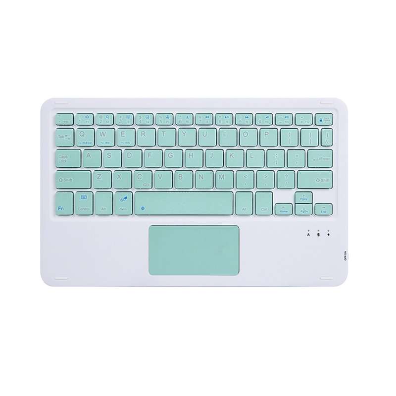 HB119B 10 inch Universal Tablet Wireless Bluetooth Keyboard with Touch Panel (Black)