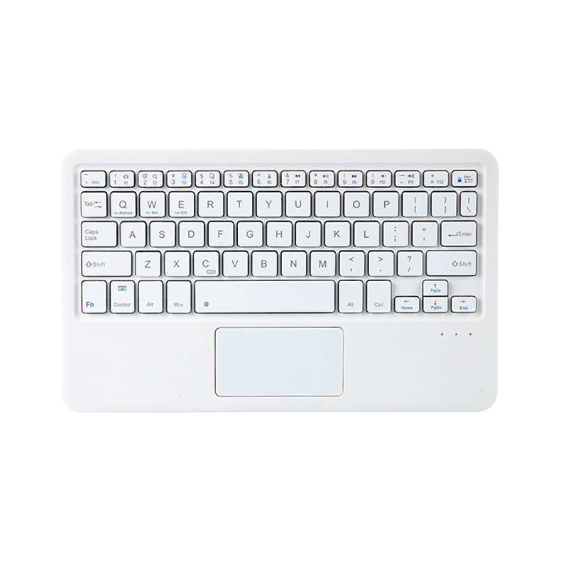 HB119B 10 inch Universal Tablet Wireless Bluetooth Keyboard with Touch Panel (Black)