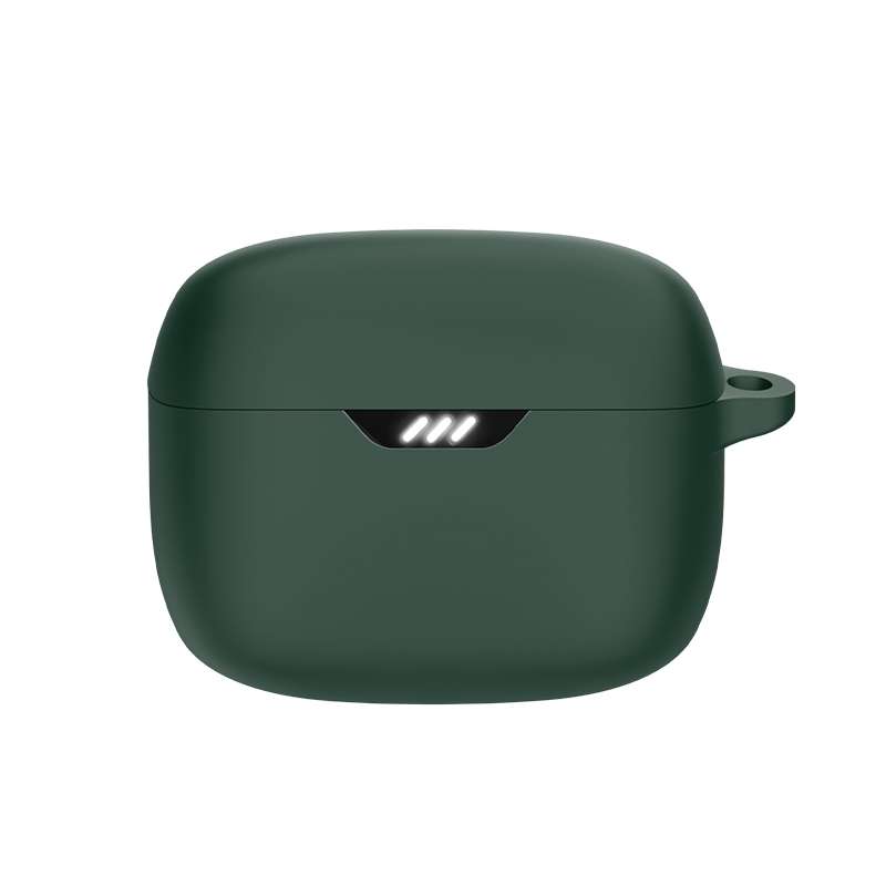 For JBL Tune Beam Bluetooth Earphone Silicone Protective Case (Green)