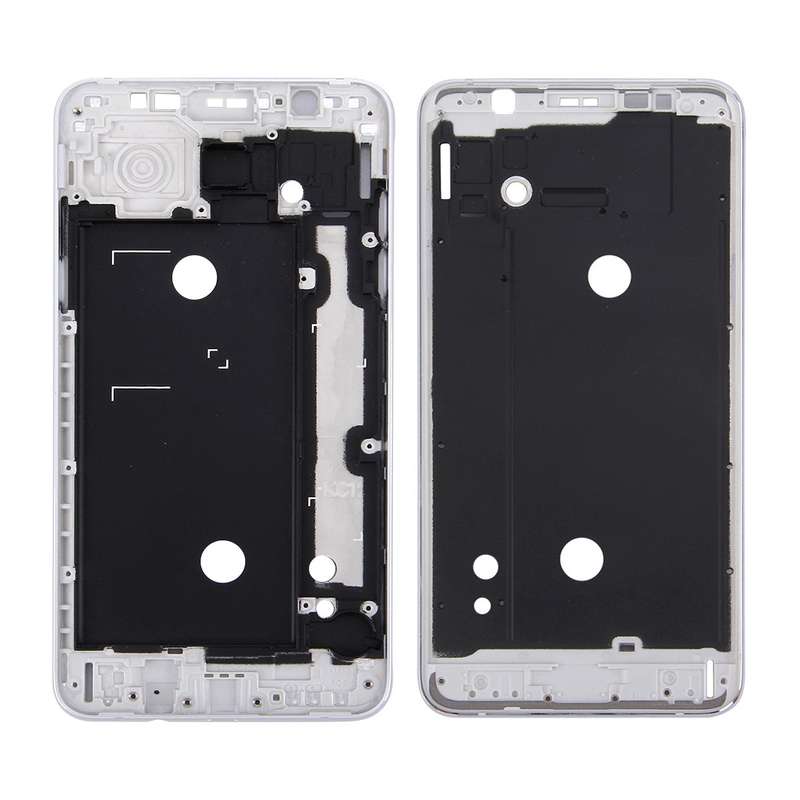 For Galaxy J7 (2016) / J710 Front Housing LCD Frame Bezel Plate (Grey)