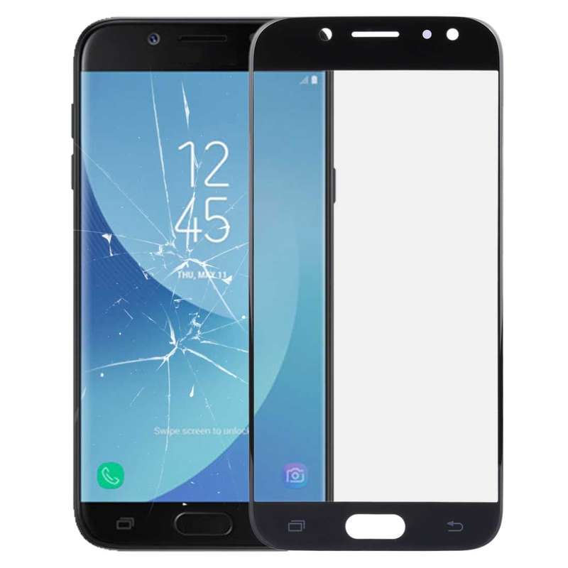 For Galaxy J5 (2017) / J530 Front Screen Outer Glass Lens (Blue)