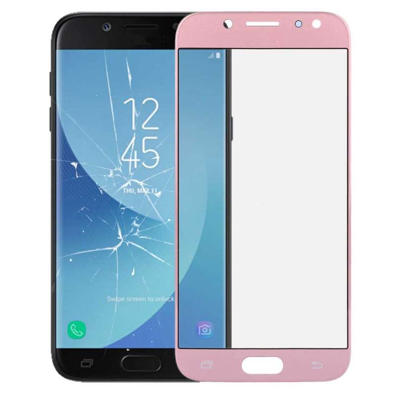 For Galaxy J5 (2017) / J530 Front Screen Outer Glass Lens (Blue)