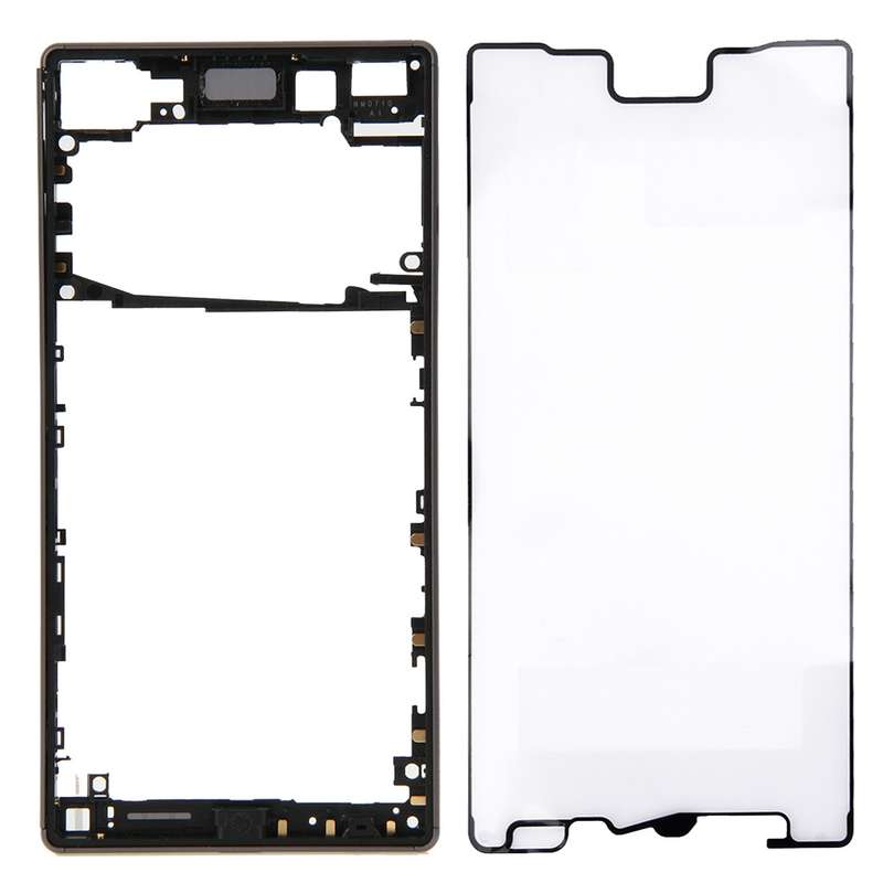 Front Bezel for Sony Xperia Z5 (Single SIM Card Version) (Black)