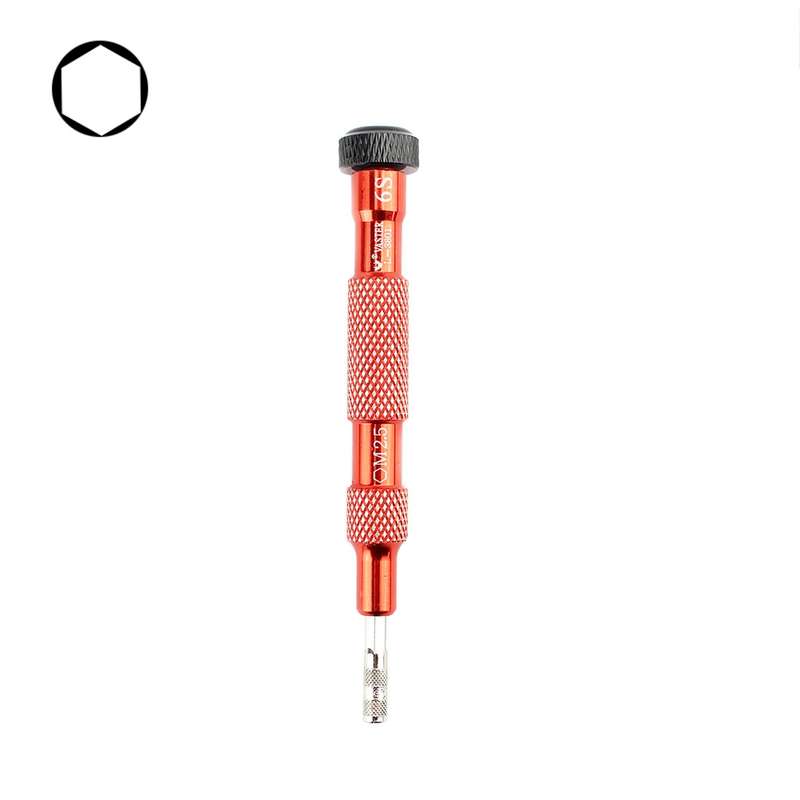 L-3801 For iPhone 6s Middle Plate Professional M2.5 Inner Hexagon Screwdriver Repair Tools(Red)