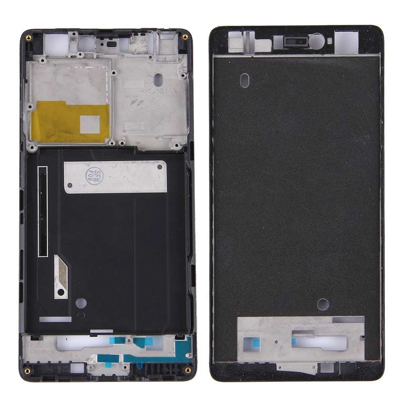 For Xiaomi Mi 4c Front Housing LCD Frame Bezel(Black)