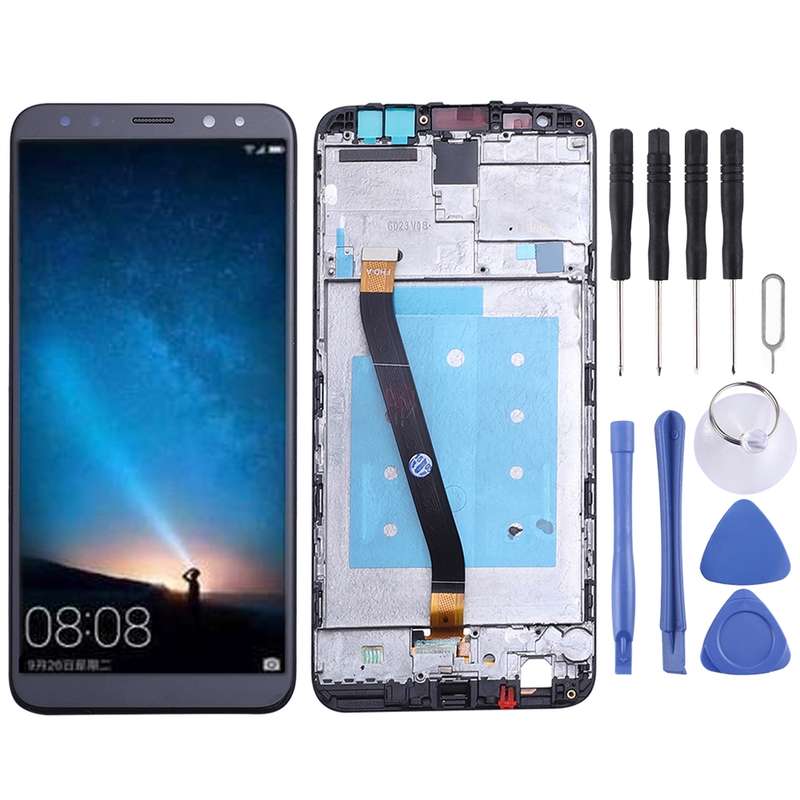 LCD Screen and Digitizer Full Assembly with Frame for Huawei Mate 10 Lite / Nova2i (Malaysia) / Maim