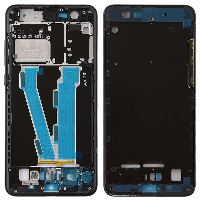 Middle Frame Bezel Plate with Side Keys for Xiaomi Note 3(Black)