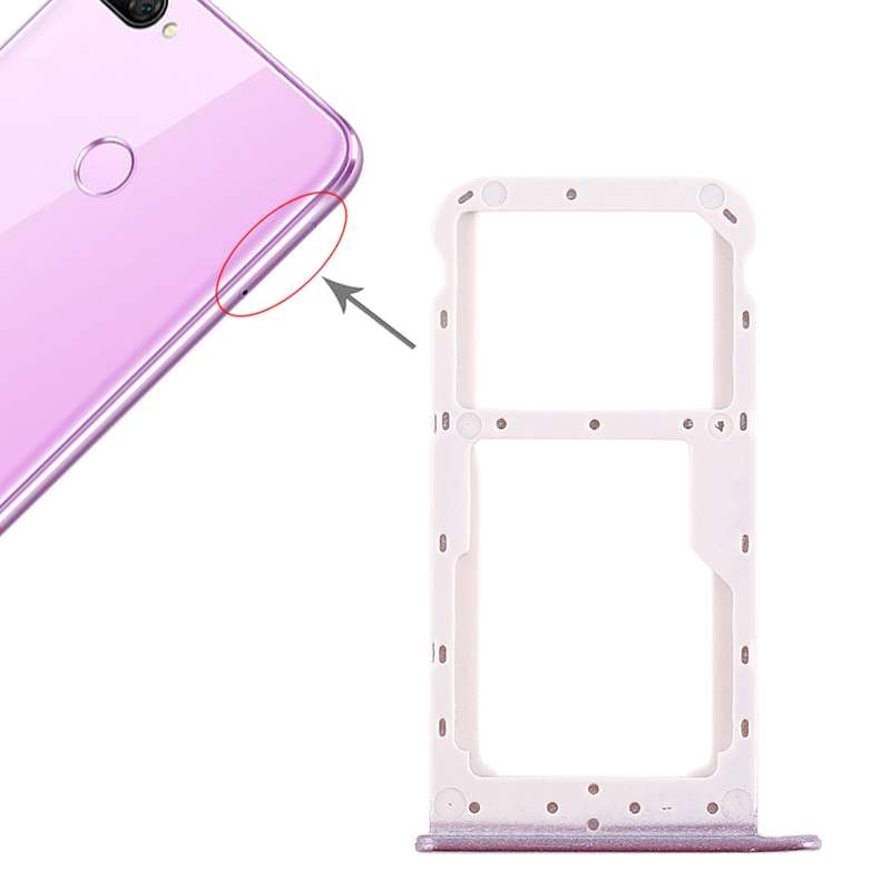 SIM Card Tray + SIM Card Tray / Micro SD Card Tray for Huawei Honor 9i (Black)