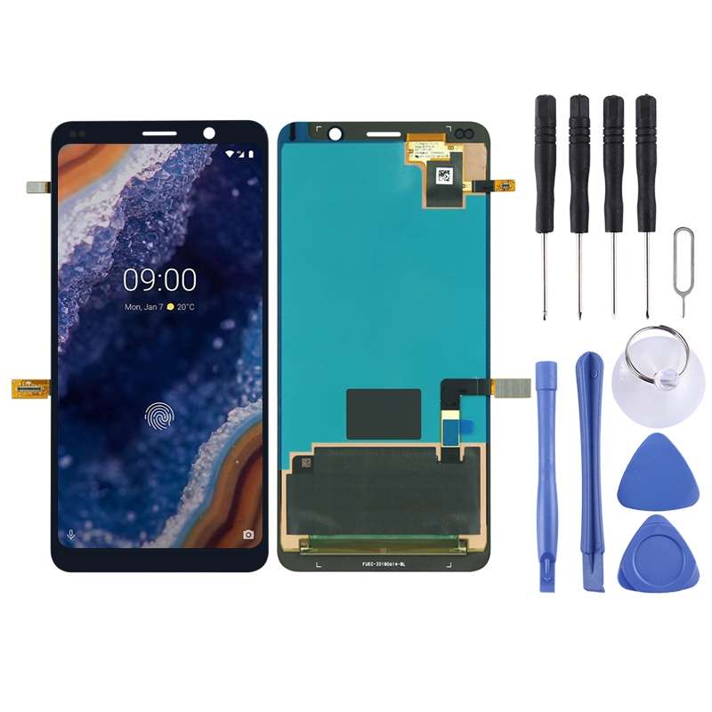 Original LCD Screen for Nokia 9 PureView with Digitizer Full Assembly(Black)