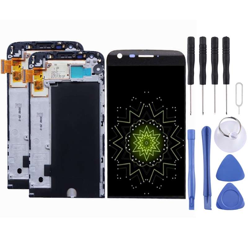 iPartsBuy LCD Screen + Touch Screen Digitizer Assembly with Frame, LCD Screen and Digitizer Full Ass
