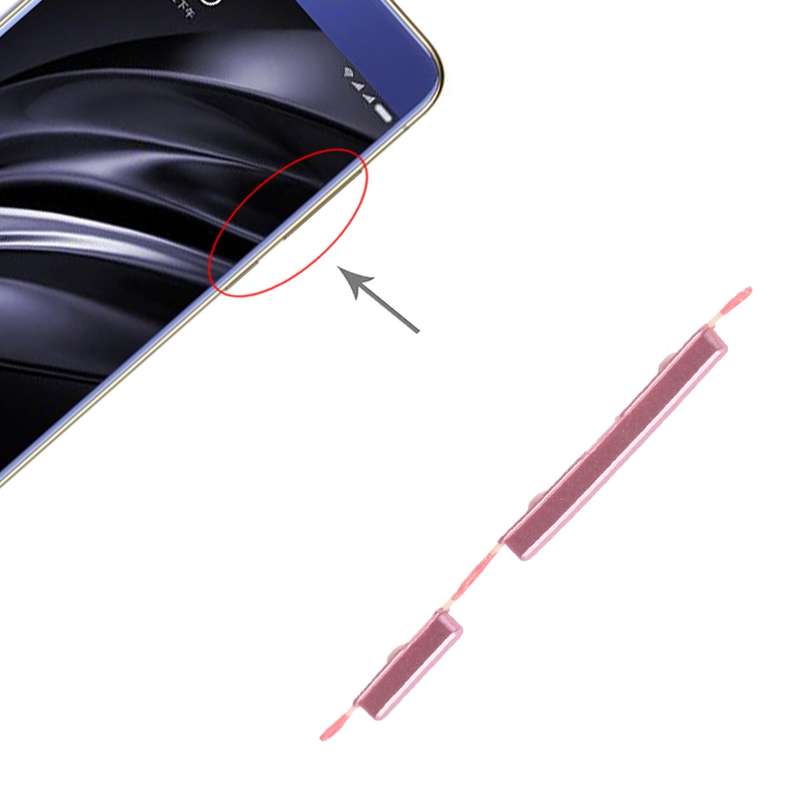 Power Button and Volume Control Button for Xiaomi Redmi 6A / Redmi 6(Silver)