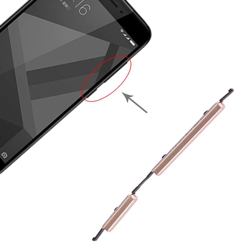 Power Button and Volume Control Button for Xiaomi Redmi 4X(Black)