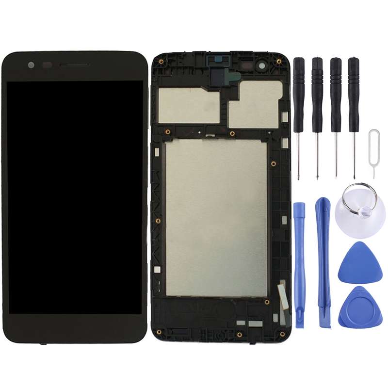 TFT LCD Screen for LG K4 2017 / M160 Digitizer Full Assembly with Frame (Black)