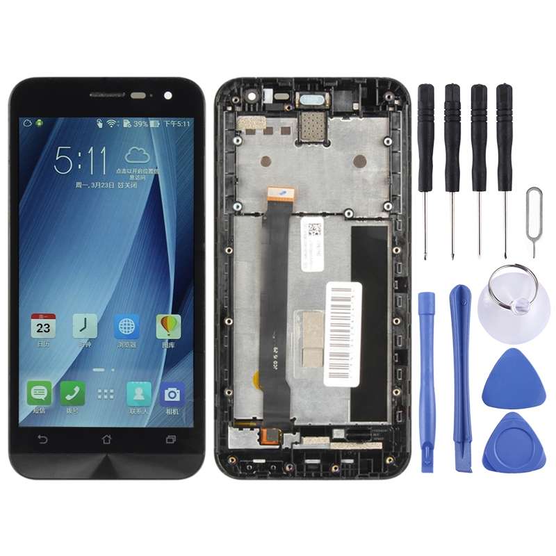 OEM LCD Screen for Asus Zenfone 2 ZE500CL Z00D Digitizer Full Assembly with FrameBlack)