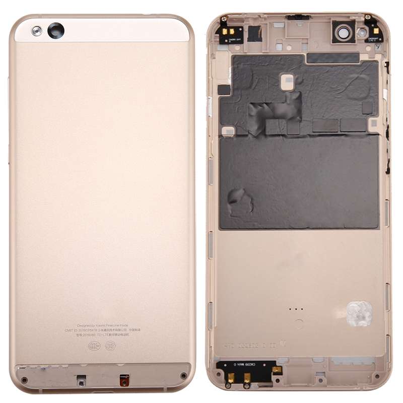 For Xiaomi Mi 5c Battery Back Cover(Black)