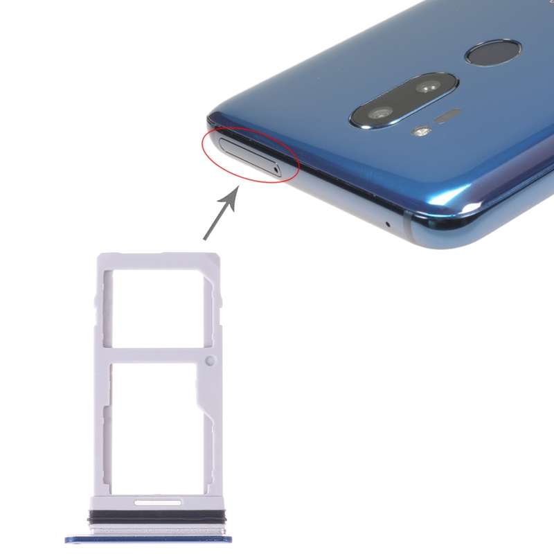 SIM Card Tray + SIM Card Tray / Micro SD Card Tray for LG G7 ThinQ G710 G710EM G710PM G710VMP G710UL