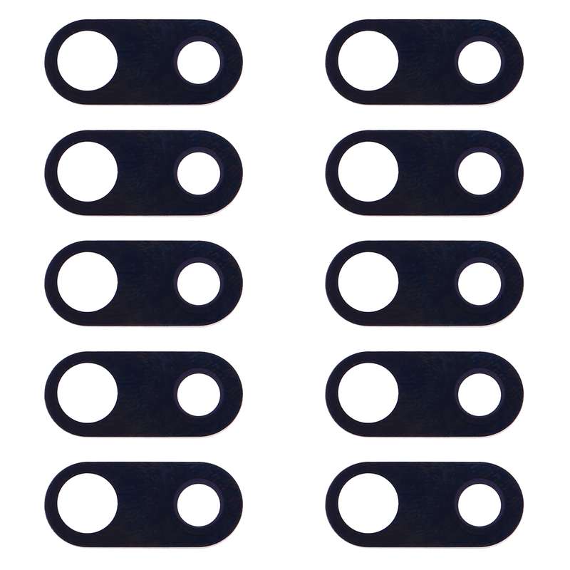 10 PCS Back Camera Lens for LG V30 H930 H933 (Black)