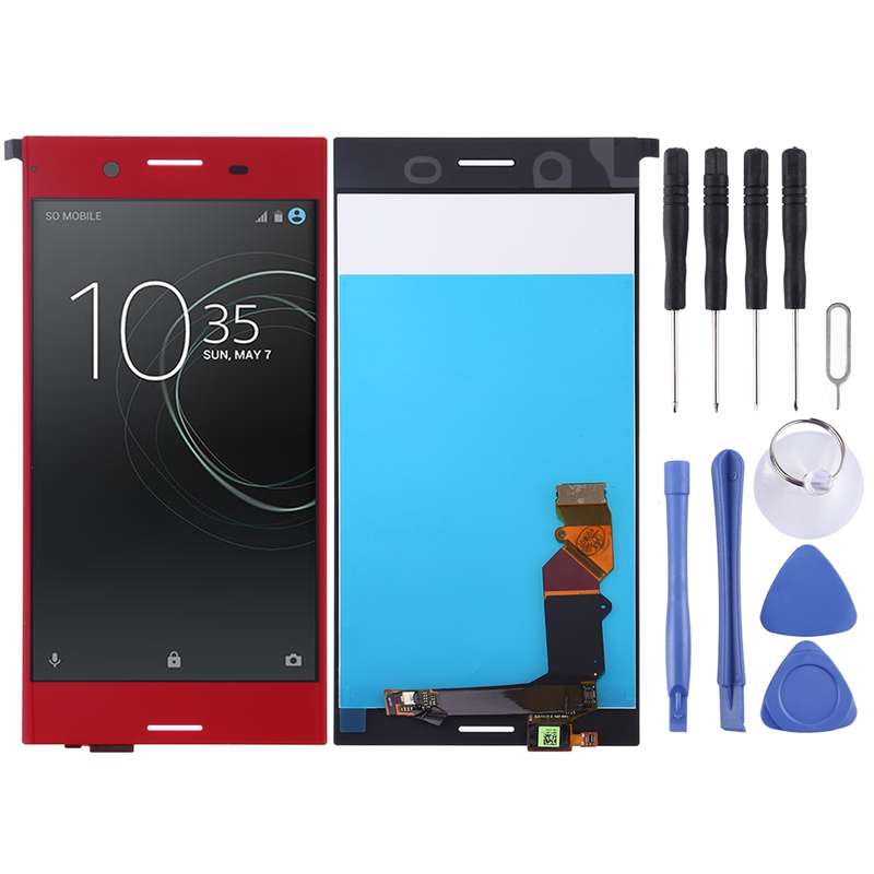 OEM LCD Screen for Sony Xperia XZ Premium with Digitizer Full Assembly(Pink)