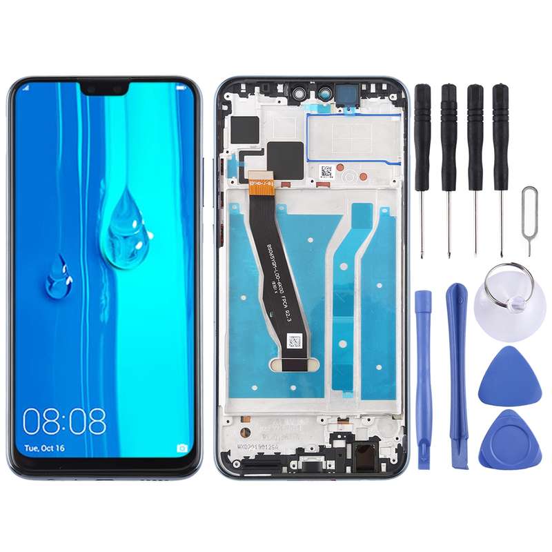 OEM LCD Screen for Huawei Enjoy 9 Plus Digitizer Full Assembly with Frame (Black)