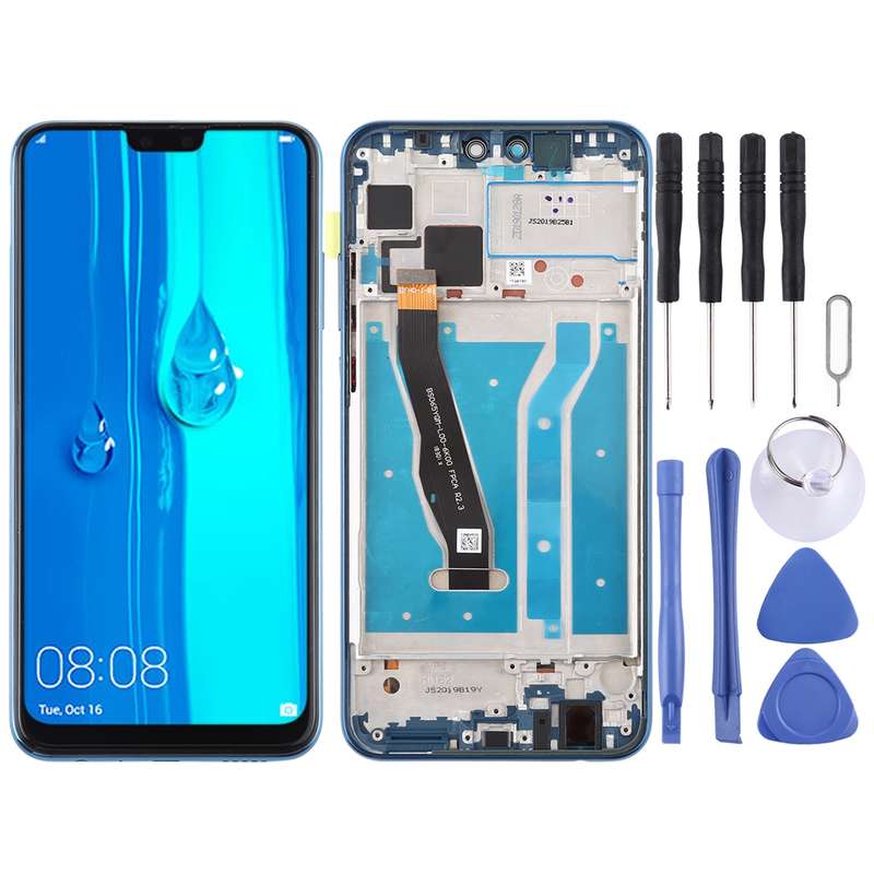 OEM LCD Screen for Huawei Enjoy 9 Plus Digitizer Full Assembly with Frame (Black)