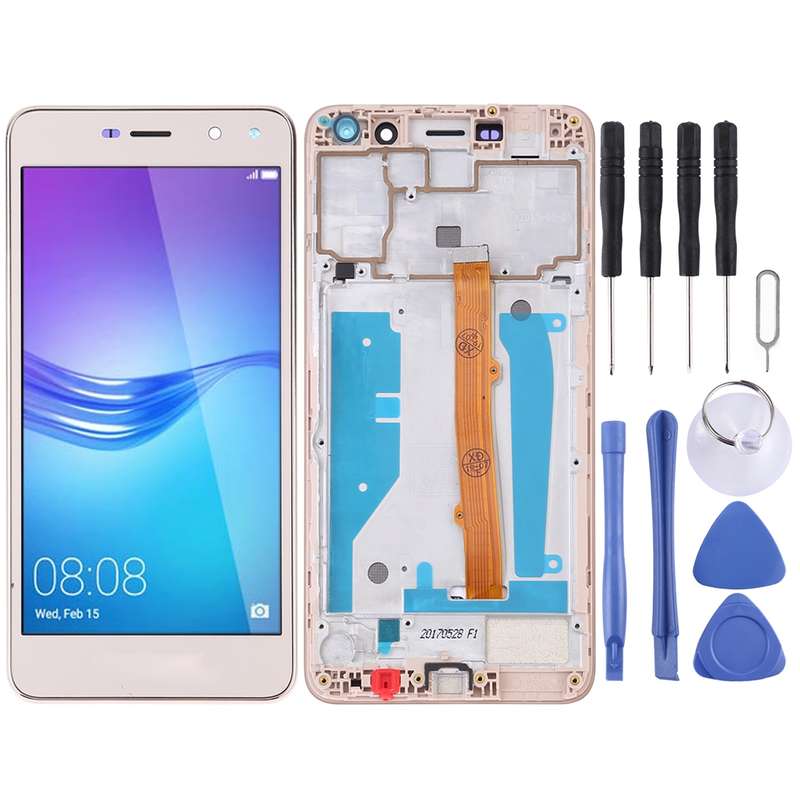OEM LCD Screen for Huawei Y5 (2017) Digitizer Full Assembly with Frame (Black)