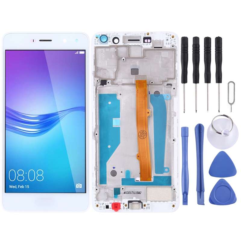 OEM LCD Screen for Huawei Y5 (2017) Digitizer Full Assembly with Frame (Black)