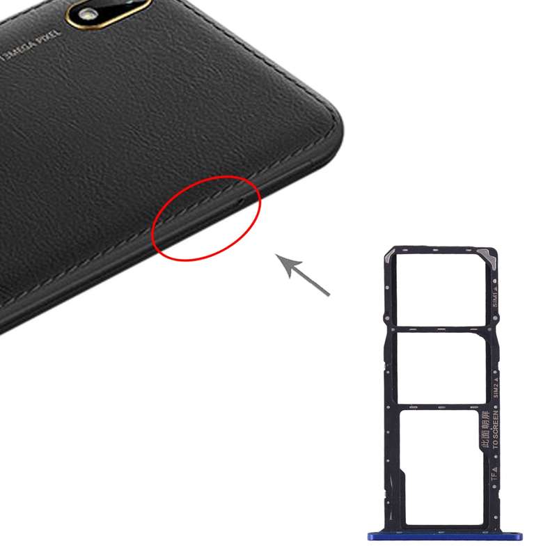 SIM Card Tray + SIM Card Tray + Micro SD Card Tray for Huawei Y5 (2019) (Gold)