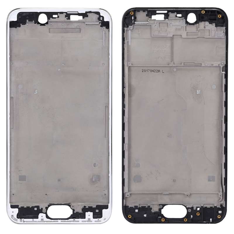 For Vivo Y67 / V5 Front Housing LCD Frame Bezel Plate(Silver)