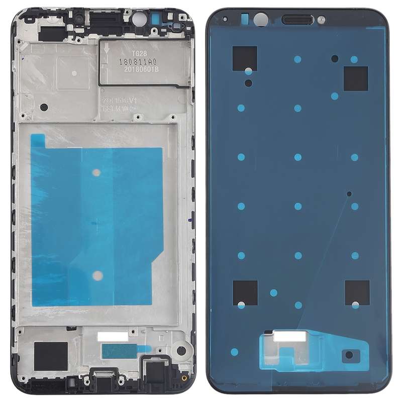 Front Housing LCD Frame Bezel for Huawei Y7 (2018)(White)