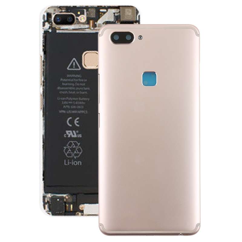 For Vivo X20 Back Cover with Camera Lens (Black)