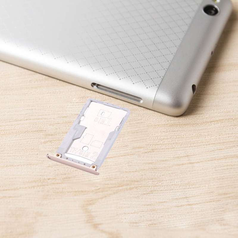 For Xiaomi Redmi 3 & 3s SIM & SIM / TF Card Tray(Grey)