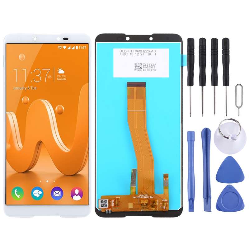 TFT LCD Screen for Wiko Y70 with Digitizer Full Assembly (Black)