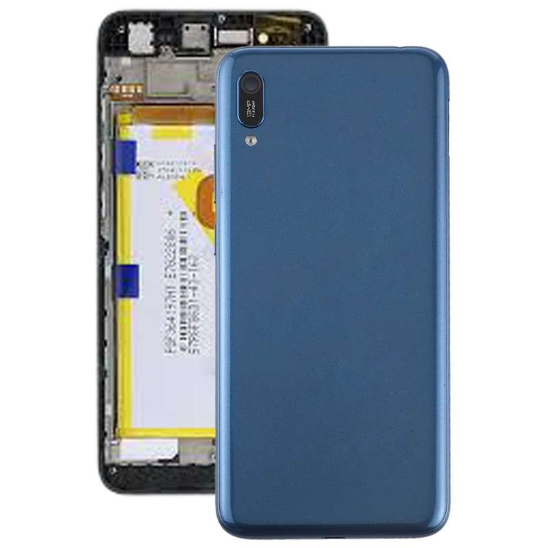 Battery Back Cover with Camera Lens & Side Keys for Huawei Enjoy 9e(Coffee)