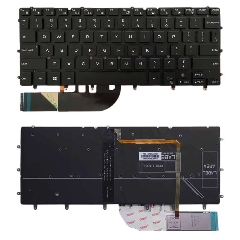 US Version Keyboard with Keyboard Backlight for DELL Inspiron XPS 13 7000 7347 7348 7352 7353 7359 1