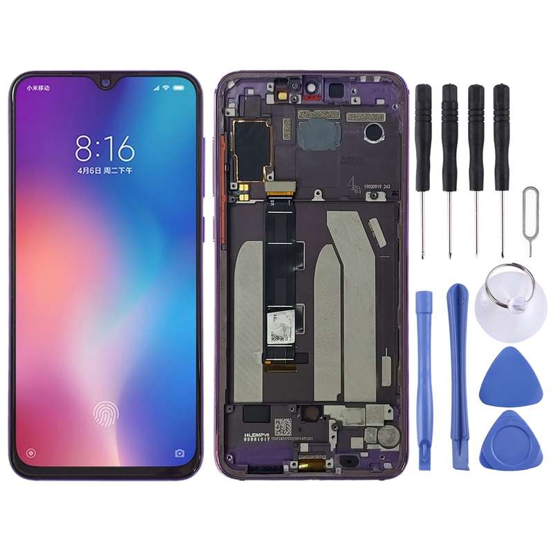 Original LCD Screen for Xiaomi Mi 9 SE Digitizer Full Assembly with Frame(Black)
