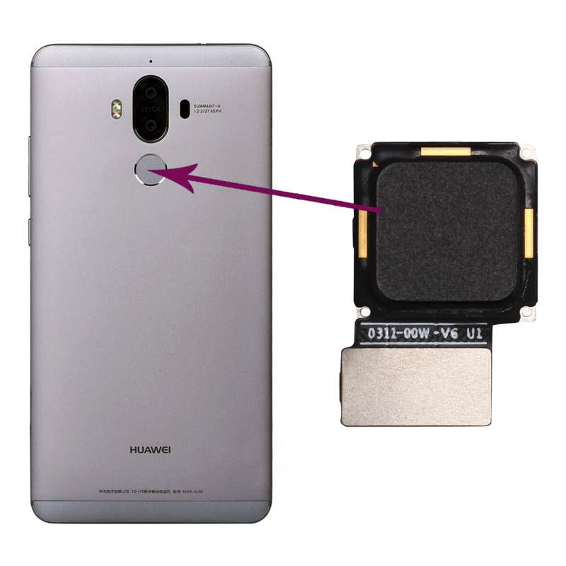 For Huawei Mate 9 Fingerprint Sensor Flex Cable(Gold)