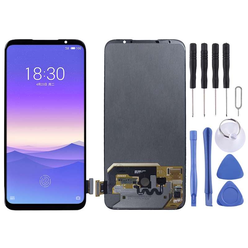 Original LCD Screen for Meizu 16S with Digitizer Full Assembly(White)