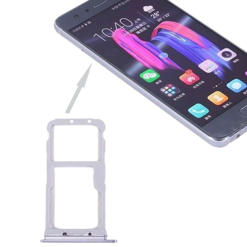 For Huawei Honor 9 SIM Card Tray & SIM / Micro SD Card Tray(Blue)