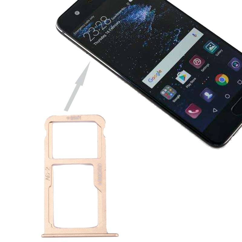 For Huawei P10 SIM Card Tray & SIM / Micro SD Card Tray(Green)