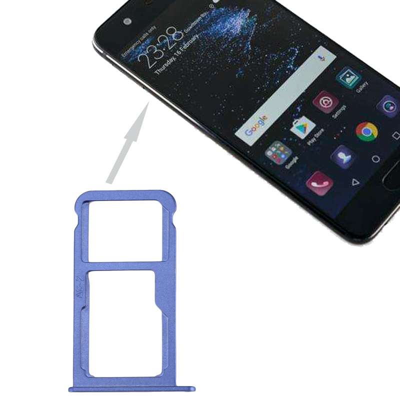For Huawei P10 SIM Card Tray & SIM / Micro SD Card Tray(Green)