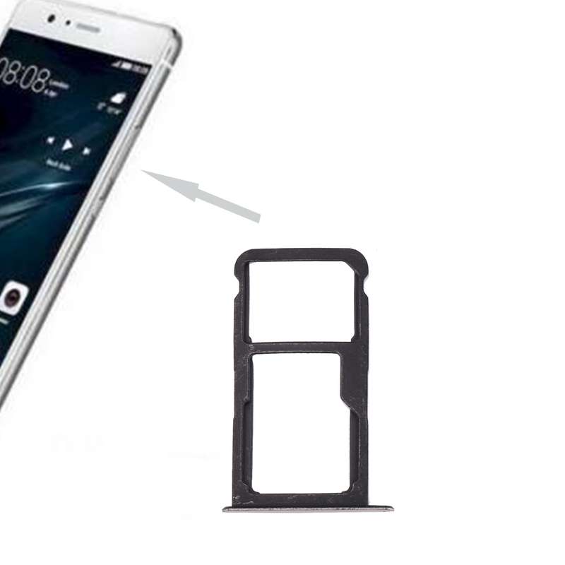 For Huawei P10 Lite SIM Card Tray & SIM / Micro SD Card Tray(Blue)